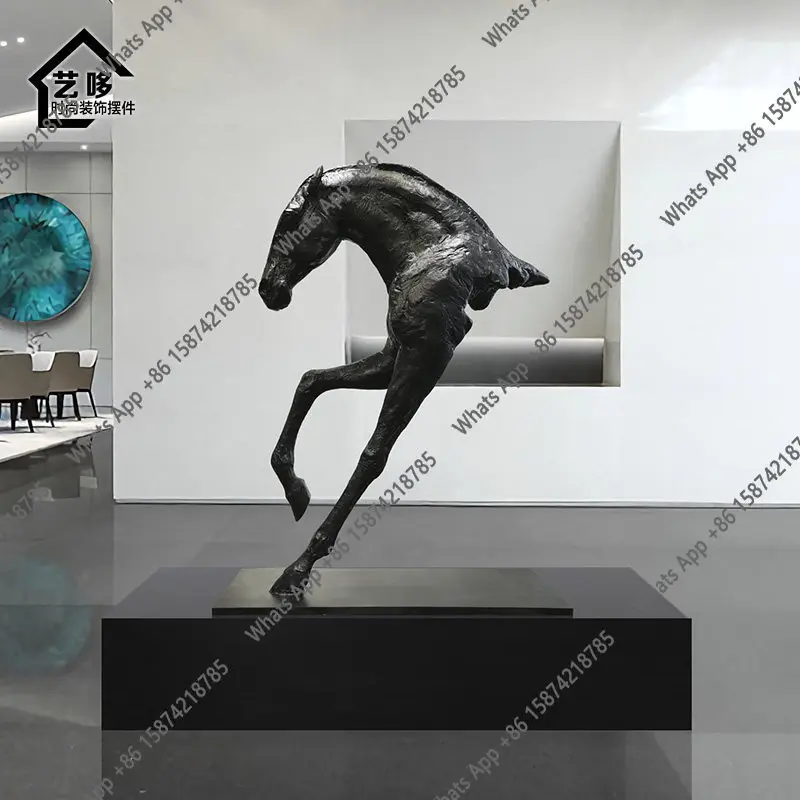 Matou Ornament Hotel Lobby Large Floor-to-Floor Sculpture Sales Office Lobby Decoration Fiberglass Crafts