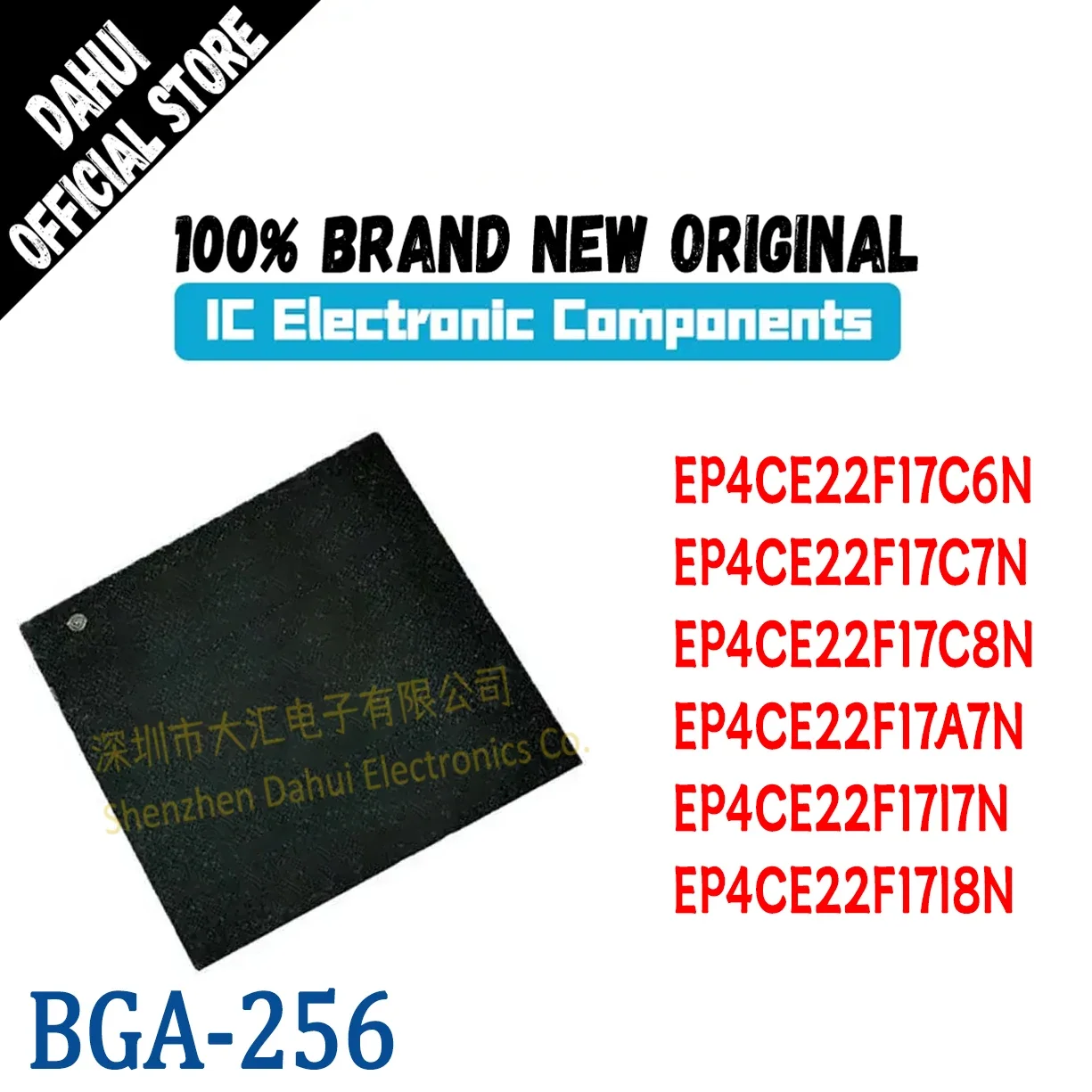 

EP4CE22F17C6N EP4CE22F17C7N EP4CE22F17C8N EP4CE22F17A7N EP4CE22F17I7N EP4CE22F17I8N IC Chip BGA-256 Programmable Logic New