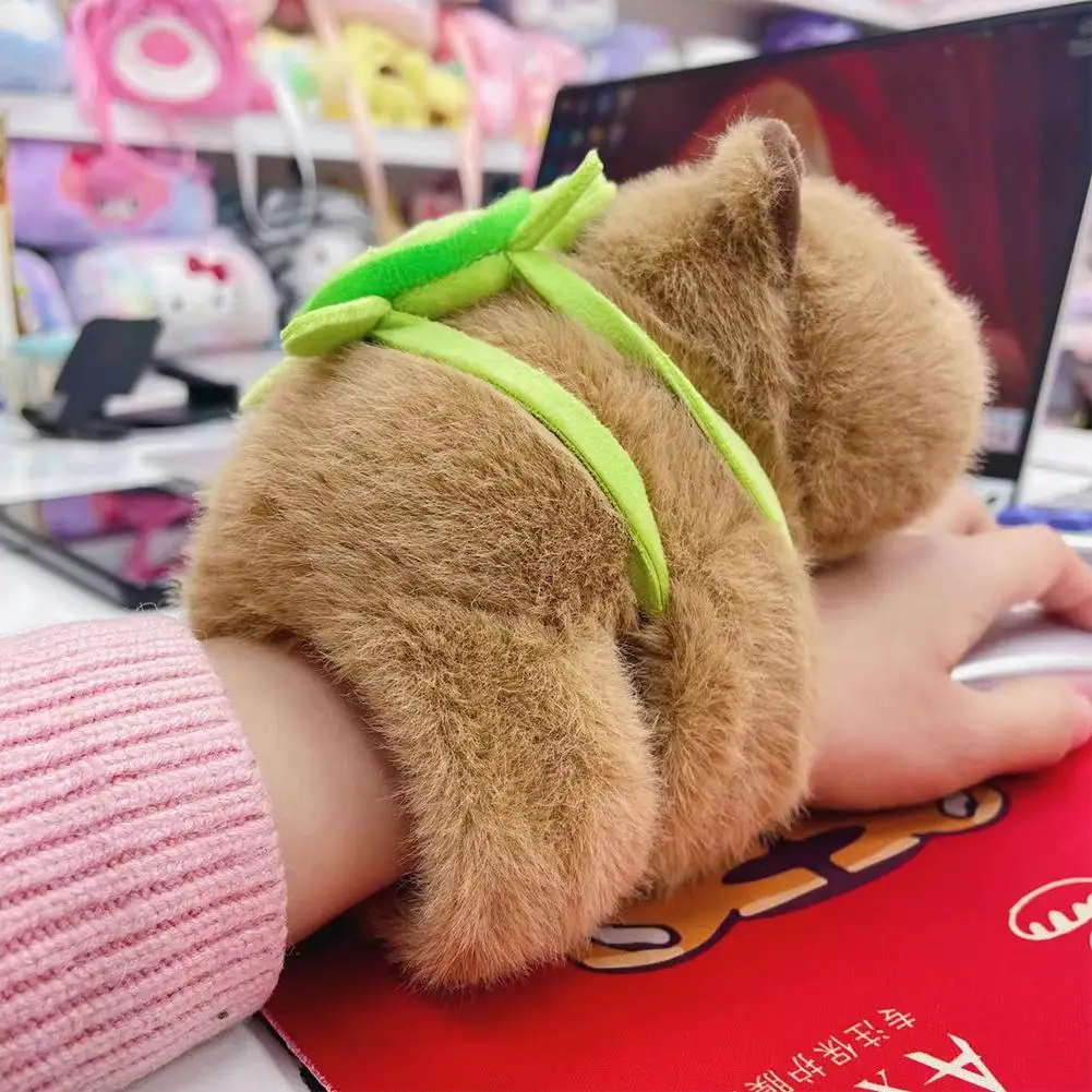 Bracelet en peluche en coton PP pour enfants, Kapibala, Capybara, beurre animal mignon, moulage d'apparence étreinte, cadeau d'anniversaire, 20cm