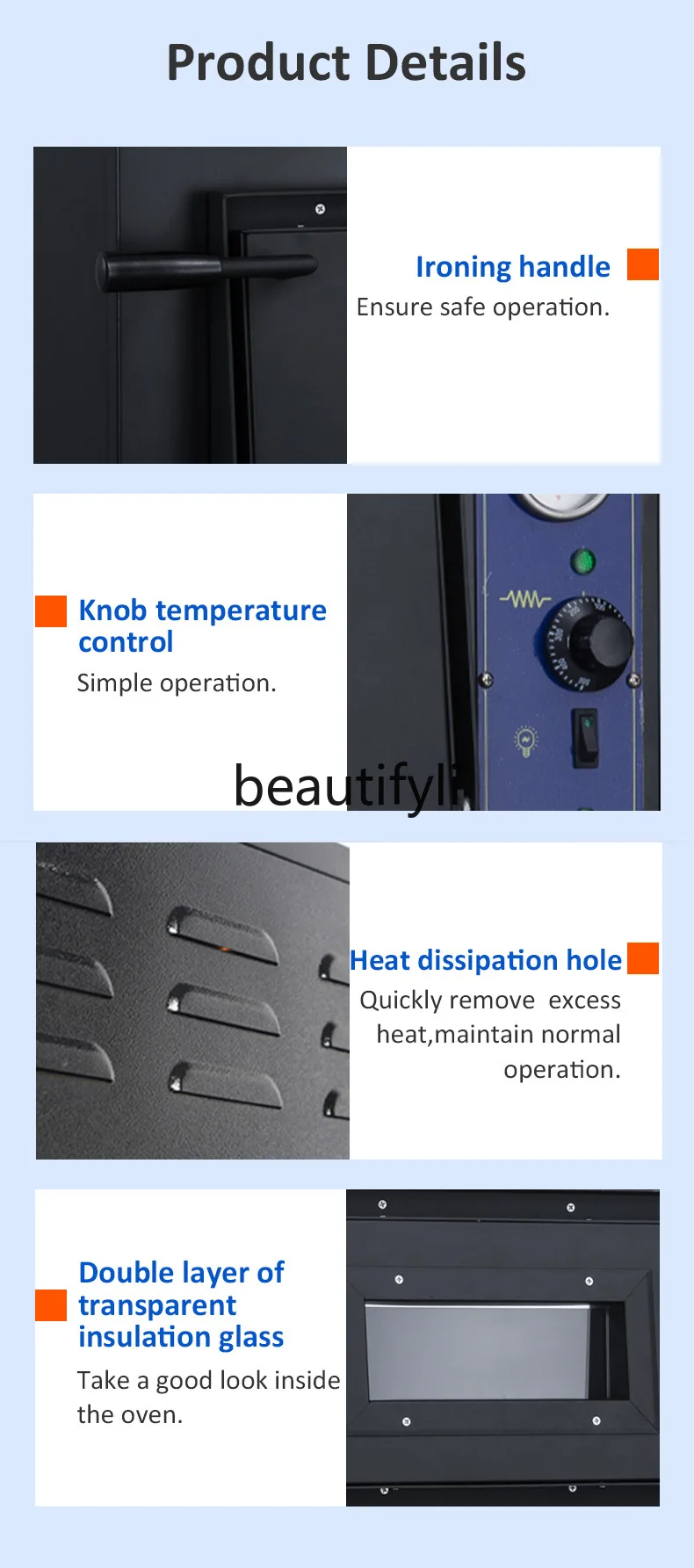 Attrezzatura da forno professionale per forno per pizza commerciale