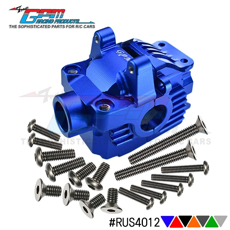 GPM Aluminum Front Gear Box For TRAXXAS 1/10 Rustler 4X4 XO-01 Slash Hoss Ford 6881#