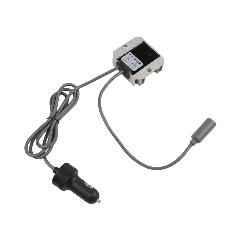 Car Cable Adapter with Boost Converter and 18 AWG Power Cord for Starlink Mini Provides Voltage Stability and Safety Protections