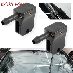 Erick's Wiper 2Pcs Universal Front Windshield Wiper Arm Washer Jet Nozzles Spray Water For Renault Espace 3 1996 - 2002 OE#98695