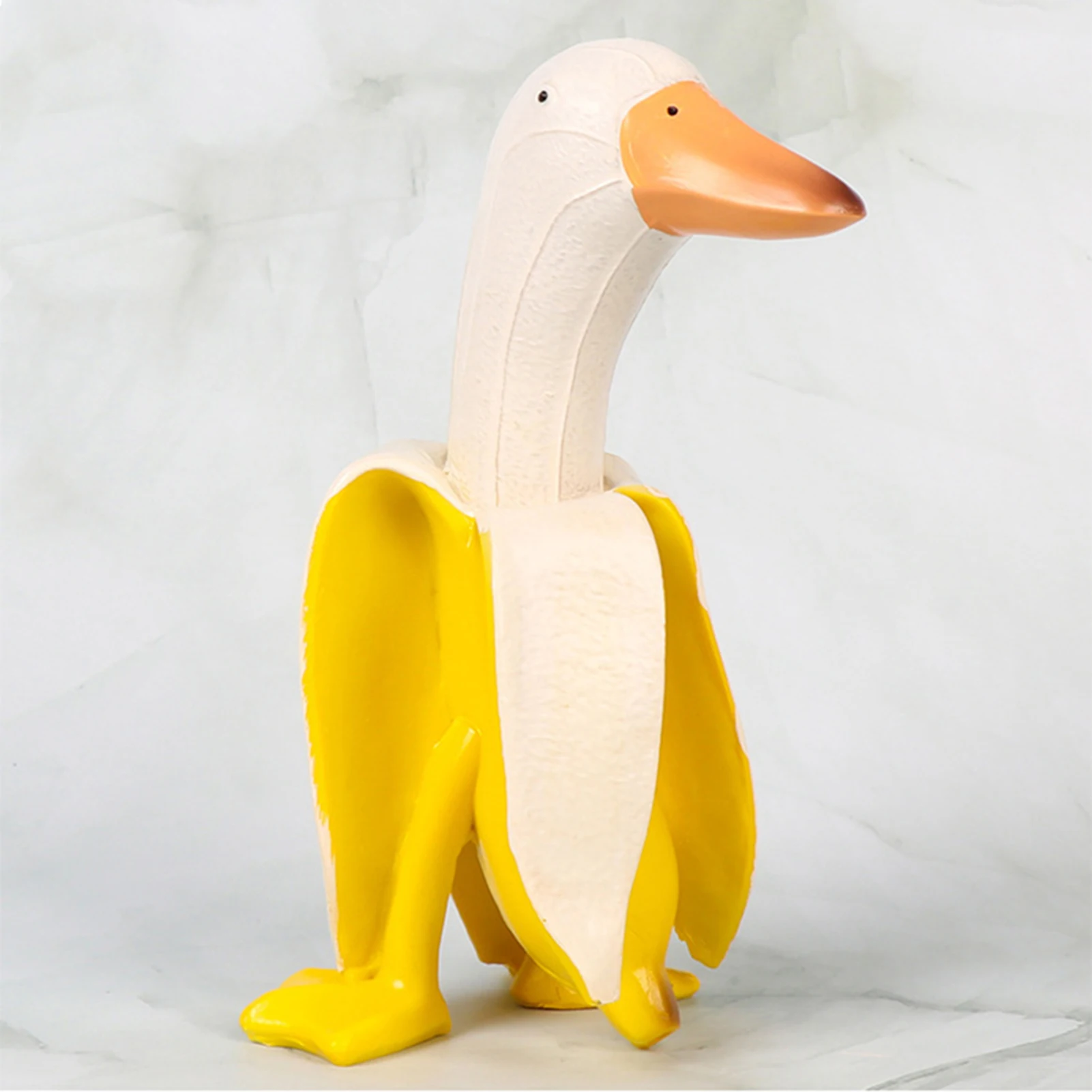 Banana Duck Art Ornament Manual Desktop Crafts Statue Funny Home Decor Sculptures