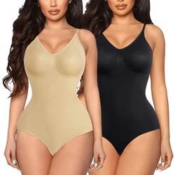 Sculpting Bodysuit Shapewear Seamless Waist Trainer Body Shaper Women Tummy Control Butt Lifter Corset Push Up Cami Lingeries