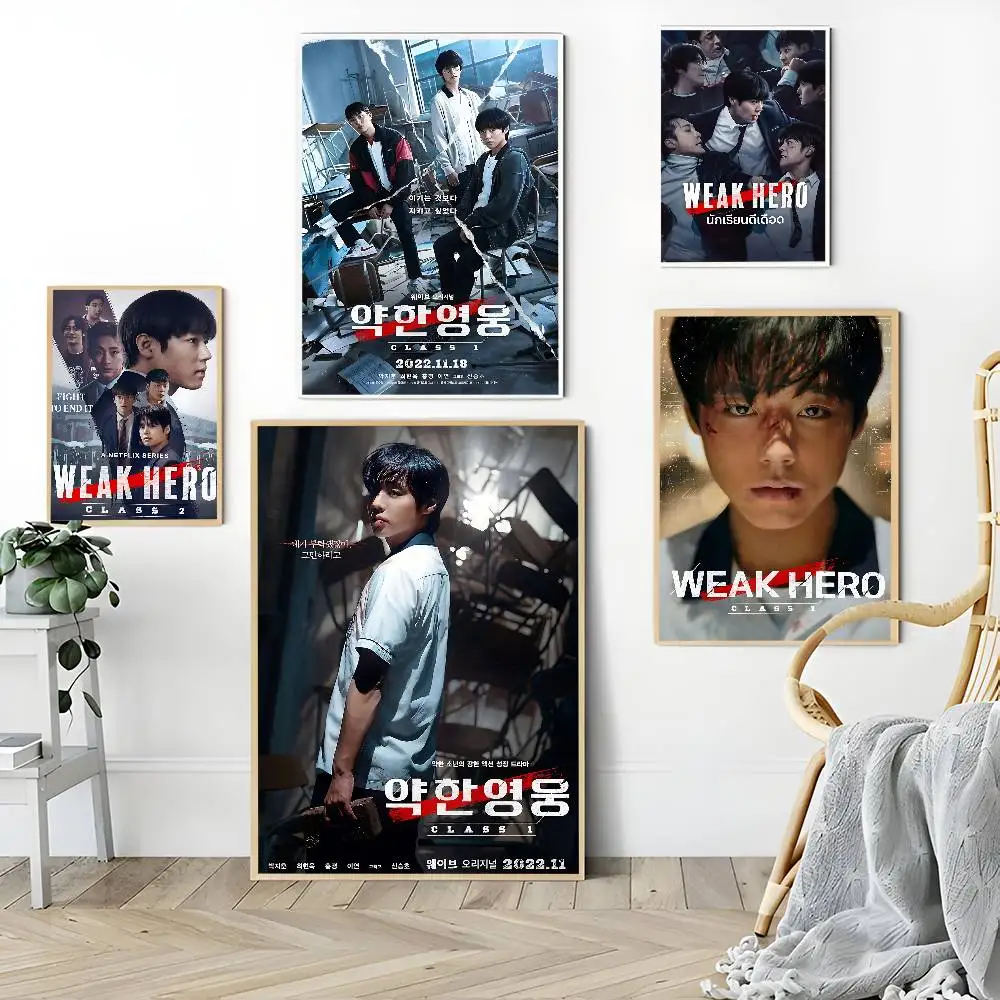 Resist Campus Violence Movie Weak Hero Class Whitepaper Poster HD Quality Poster Wall Art Painting Study Room Wall Decor