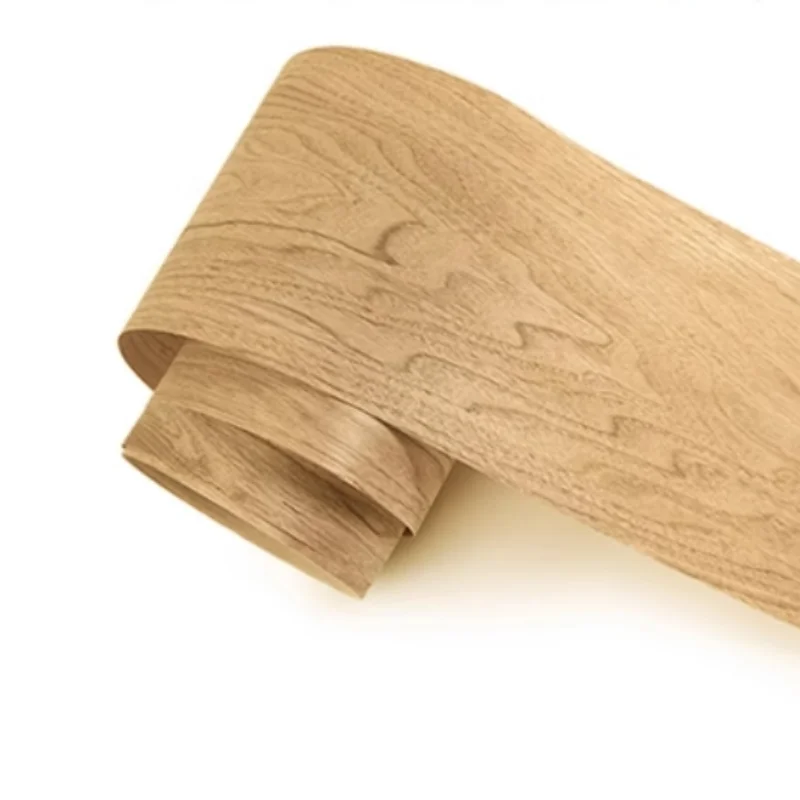 

2PCS L:2.5Metersx140x0.2mm Natural Almond wood veneer pattern DIY Creativity Furniture Decor(back-nonwoven fabric)