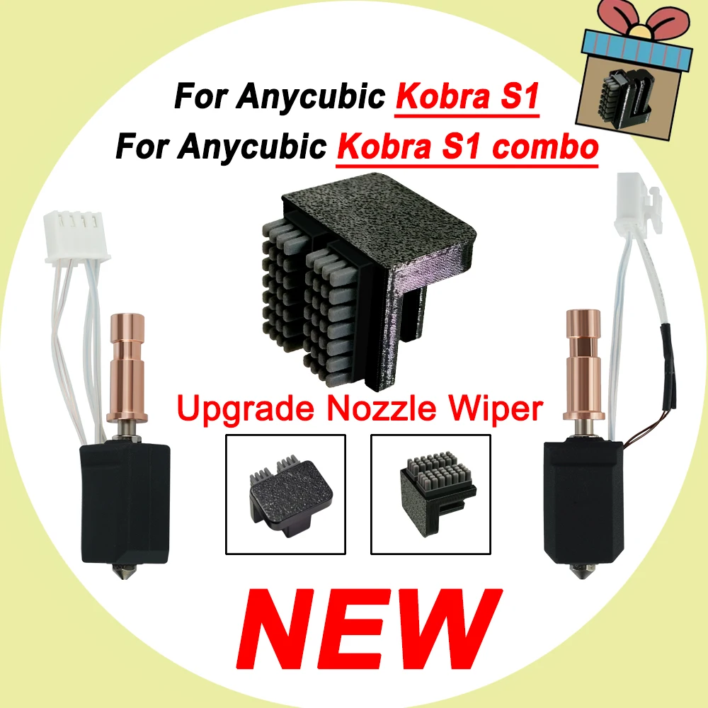 

Насадка стеклоочистителя для Anycubic Kobra S1 Hotend для Anycubic Kobra S1C Hotend Cleaner, аксессуары для инструментов