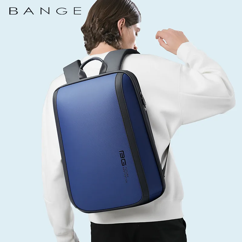 Mochila Bange  Multicolor Men's Laptop Business Solid Simple Bag Waterproof Fashion Backpack for Men and Women