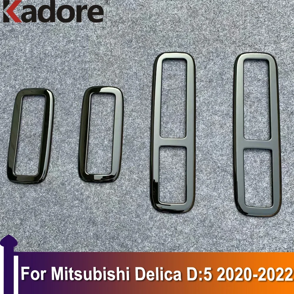 

For Mitsubishi Delica D:5 2020 2021 2022 Interior Rear Air Conditioning Outlet Vent Panel Cover Trim Mouldings Car Accessories