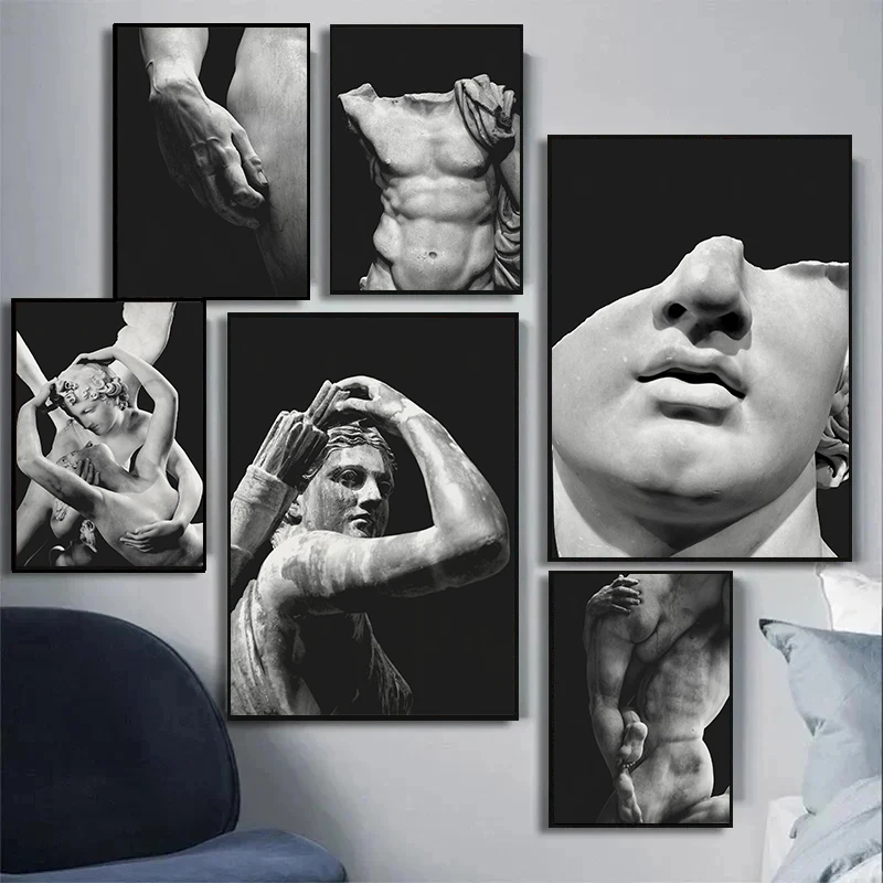 الأساطير اليونانية الجسم النحت المشارك التاريخ اليوناني القديم يطبع حائط لوح رسم الفن صور غرفة المعيشة المنزلي الديكور