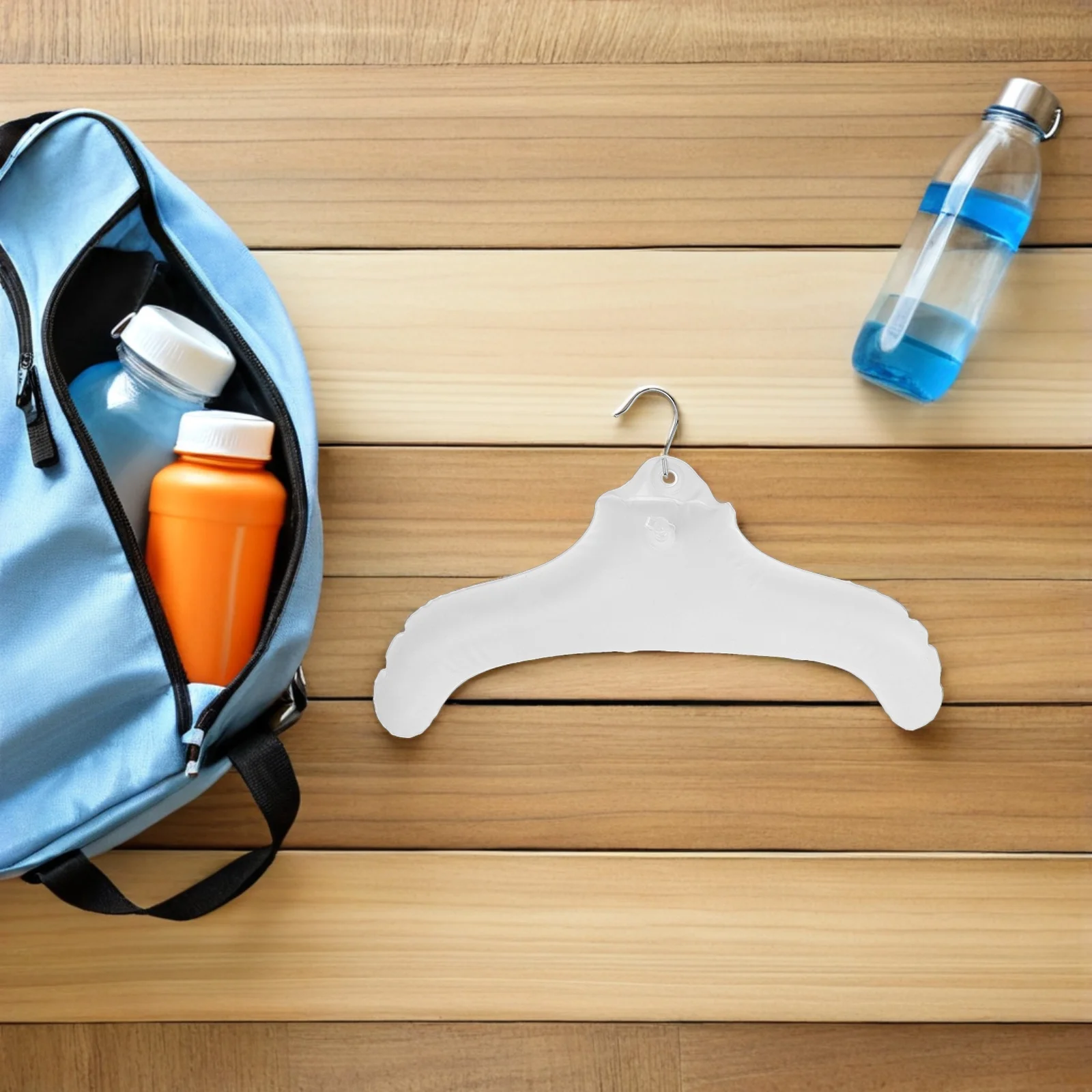 2 pezzi grucce gonfiabili da viaggio pieghevoli portatili stendibiancheria gancio in metallo salvaspazio organizer per lavanderia casa