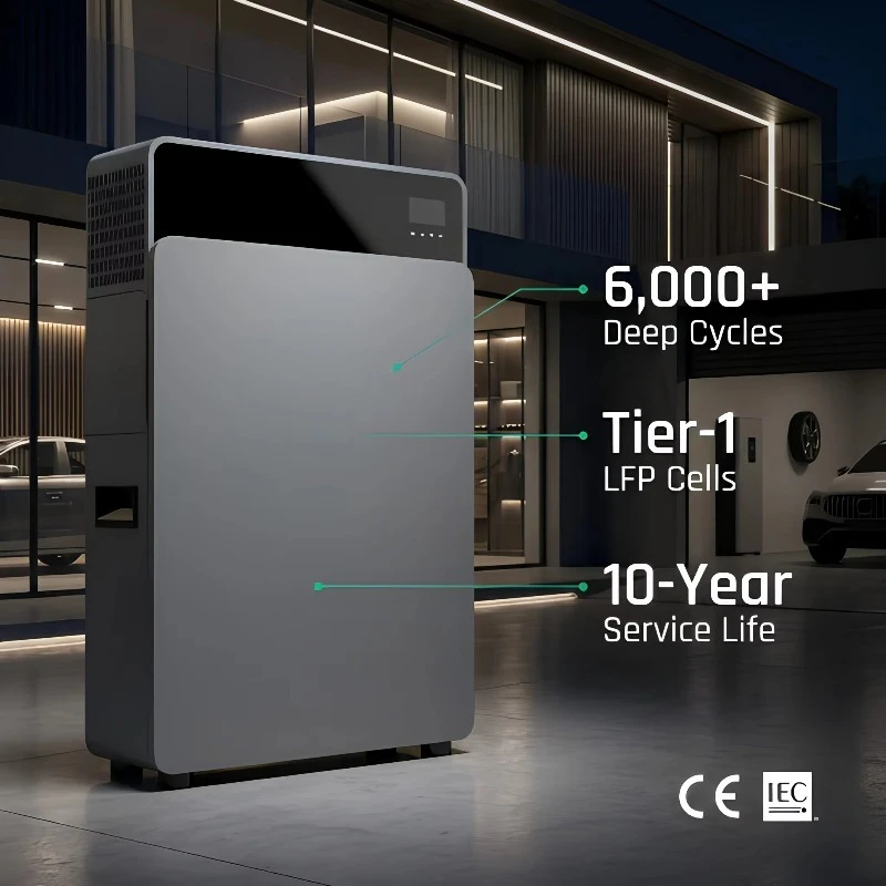 Energy Storage System Hybrid ESS 4kW 8kWh 8000 Cycle 6.2kw Mppt Input All-in-One Solar Power Station with LiFePO4 Battery
