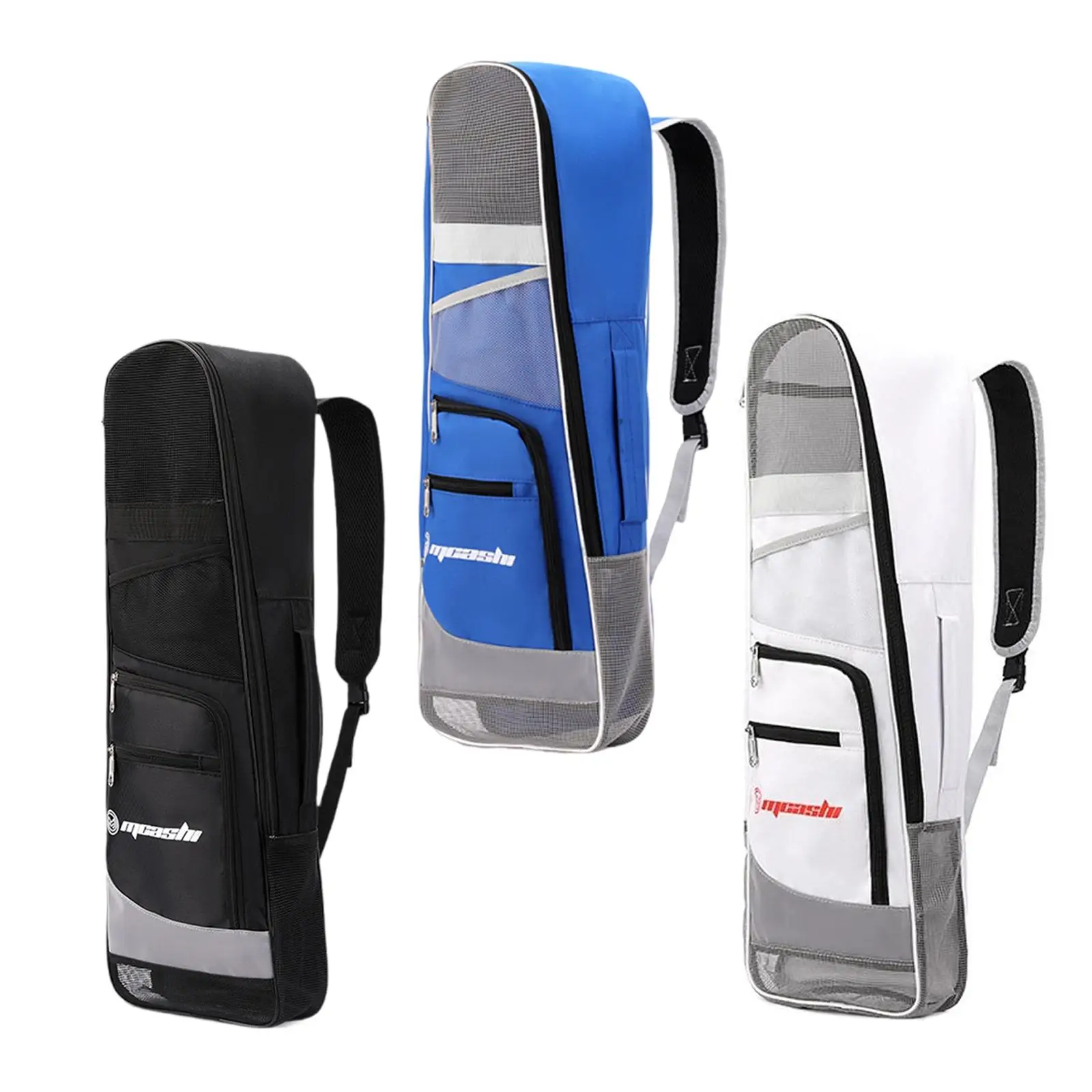 

Рюкзак для подводного плавания, сумка для хранения ласт, дышащая сумка с карманами, сумка-органайзер для путешествий, тренировок, подводного плавания