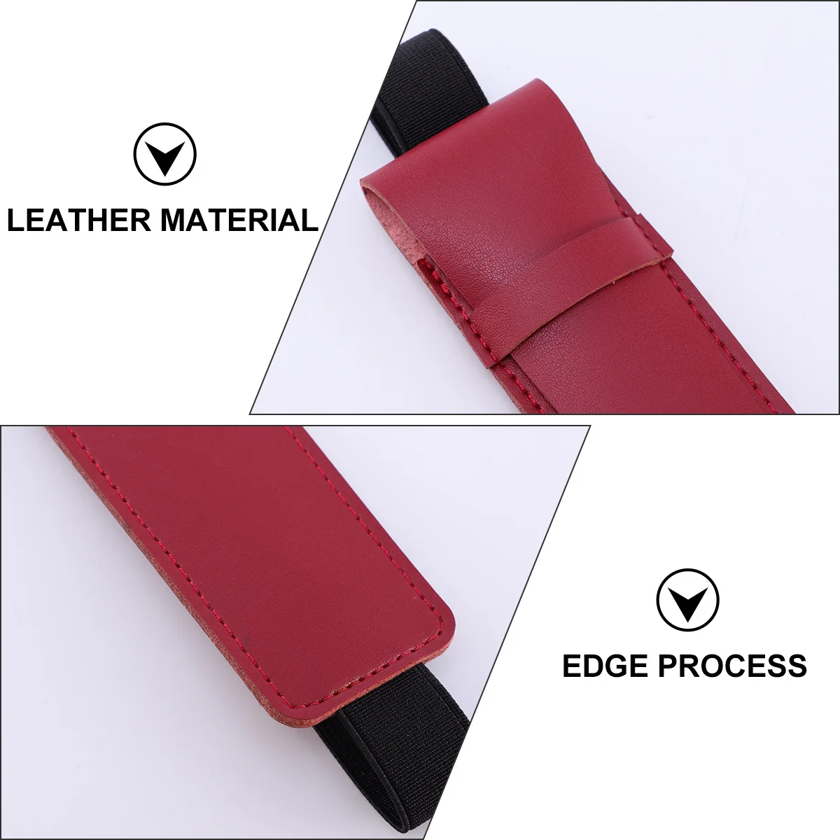 Estojo de caneta stylus de design simples, bolsa universal para armazenamento de escrita, prático e compacto