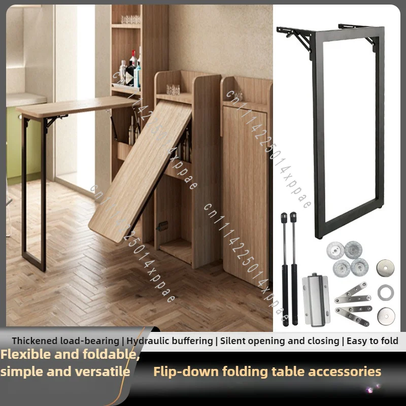 Table Base Breakfast Bar Furniture Hardware Drop-Leaf Table Mounted Support Bracket Wall Hidden Cabinet Legs Kitchen Island