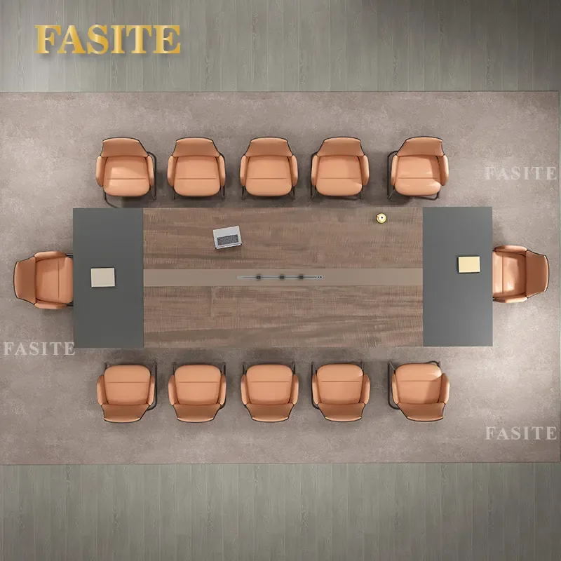 For Conference Table Multifunctional Rectangular Desk Simple Style Large Custom Training Negotiation Furniture for Office