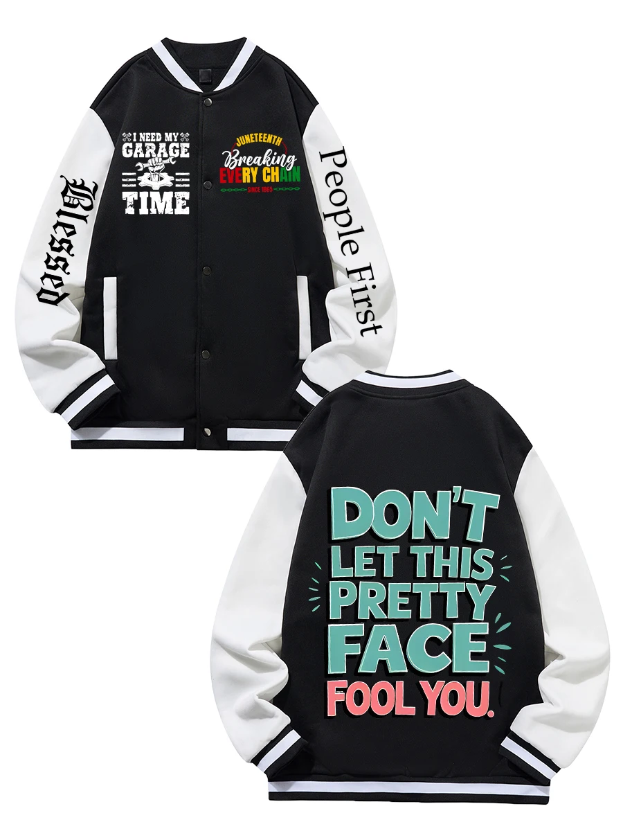 

Черная, синяя, зеленая, двусторонняя бейсбольная куртка унисекс с рождественским принтом XS-XXL, уличное пальто, теплая флисовая мягкая куртка