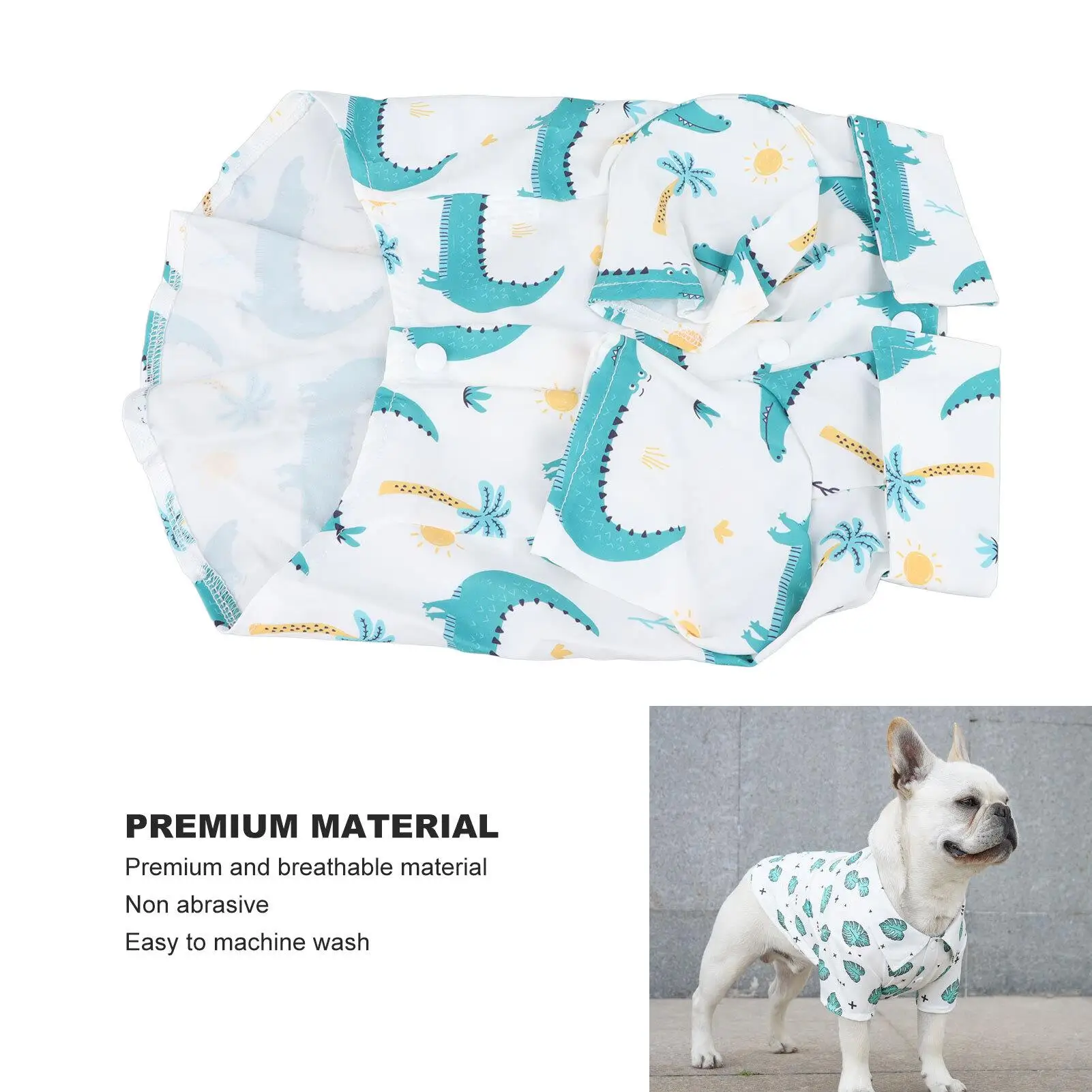 Tropical Rainforest Pet Cool Shirt - Breathable & Comfortable Summer Wear for travel & for home