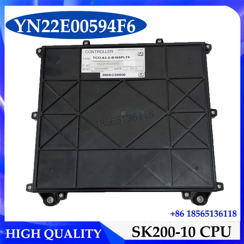 

Construction Machinery Parts SK200-10 SK210-10 Excavator Controller CPU Computer Board YN22E00594F6 for Kobelco Spare Parts