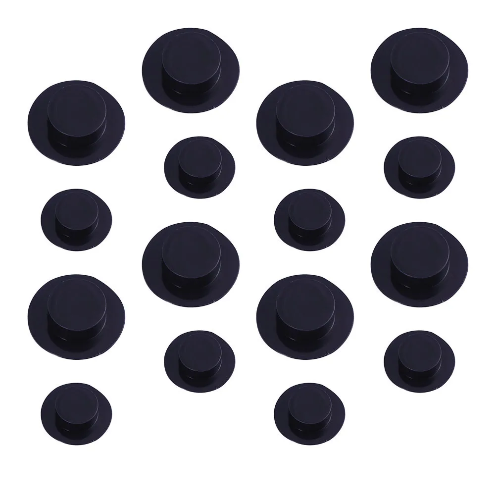 

100pcs Mini Clown Hat Decor Diy Craft Supplies For Party Handmade Accessories Small Carnival Props Mini Hat For Diy