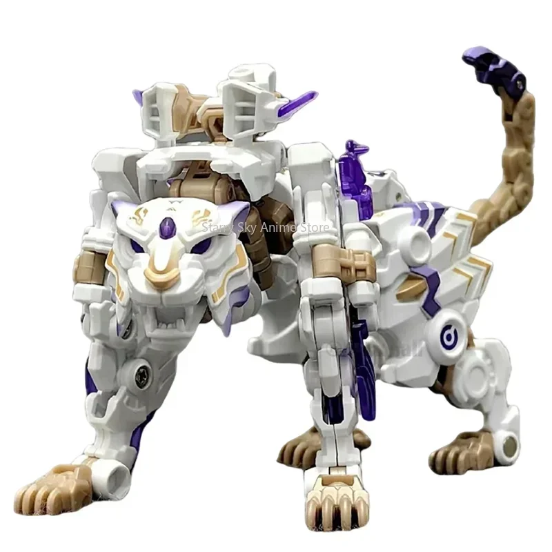 Ib-03 Figure Beastbox White Tiger Action Figures Tiger Transforming Robot Pvc Mecha Cube Conversion Decor Birthday Toys