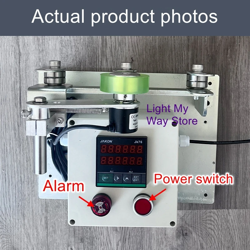

Wire-Specific Meter Counter | Roller-Type Meter Counter for Wires and Cables | Electronic Digital Display with Alarm Alert