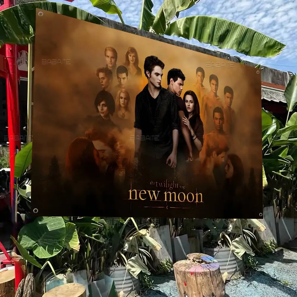Movie The Twilight Saga Bella Edward Family Gatherings Outdoor Atmosphere Flags Camping Decorations Banners