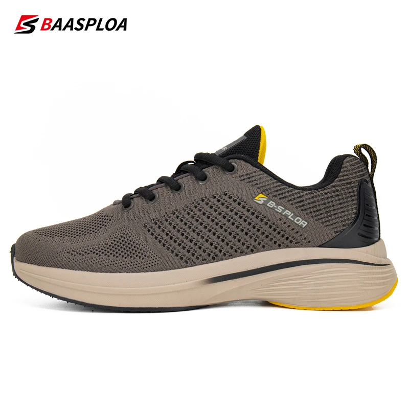 

Baasploa Man's Fashion Walking Sneaker Brand Designer Casual Shoes for Male Lightweight Training Shoes 2023 New