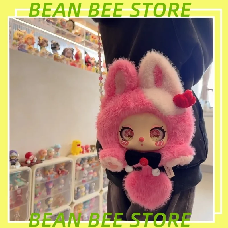 

New Genuine Baby Three Liila'S Marshmallow Bunny Bag Series Blind Box Soft Vinyl Doll Ornament OOTD Satcheln Bag Creative Gift