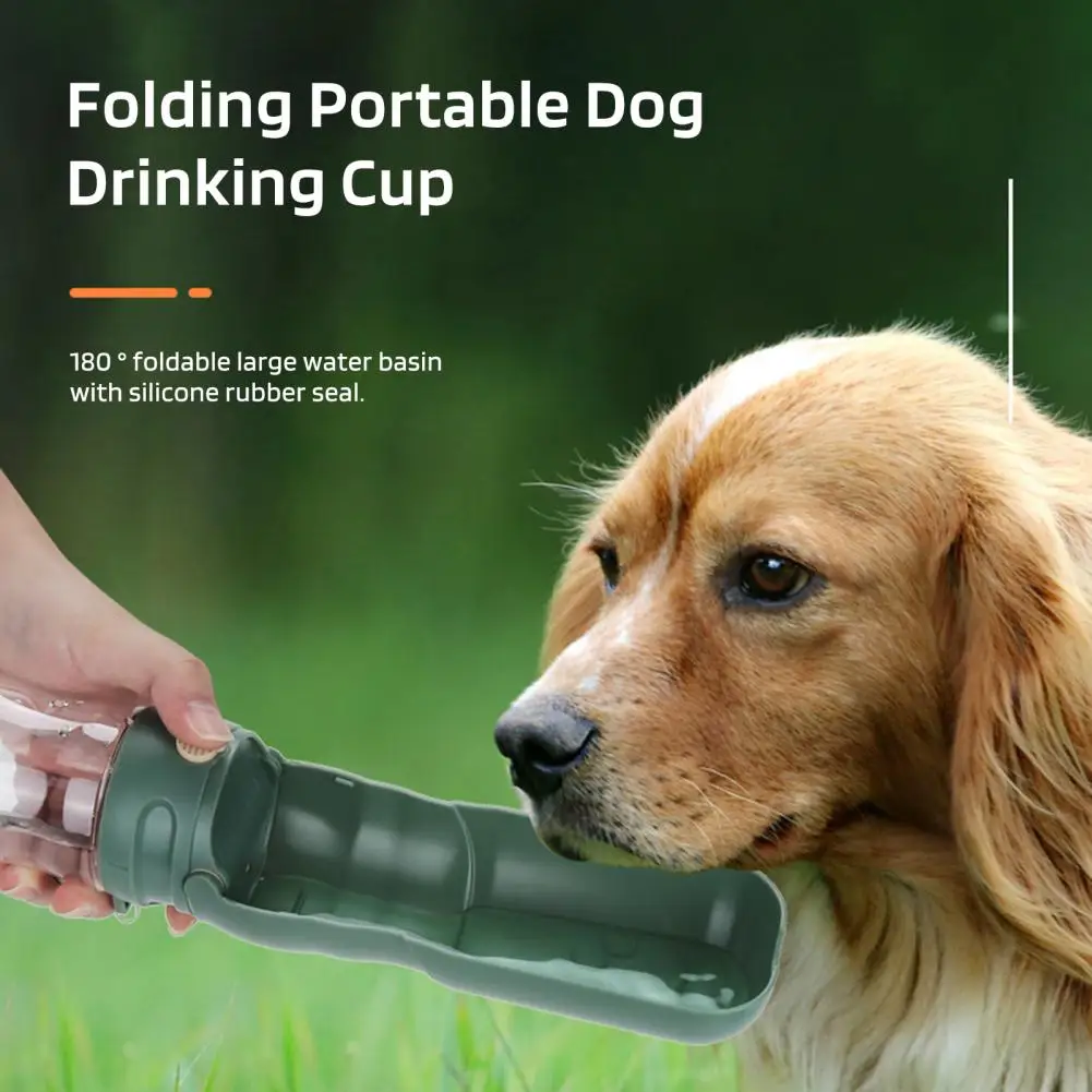 Pet Water Bottle with Filter Dog Drinking Fountain with Filter Portable Collapsible Dog Water Bottle with for Outdoor for Hiking