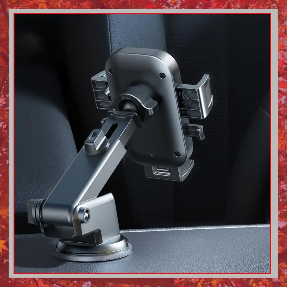 

Dashboard Mobile Cell Support Bracket Sucker 360 Rotating Car Phone Holder Mount Stand GPS Support for 4.7-6.8 Inch Smartphones