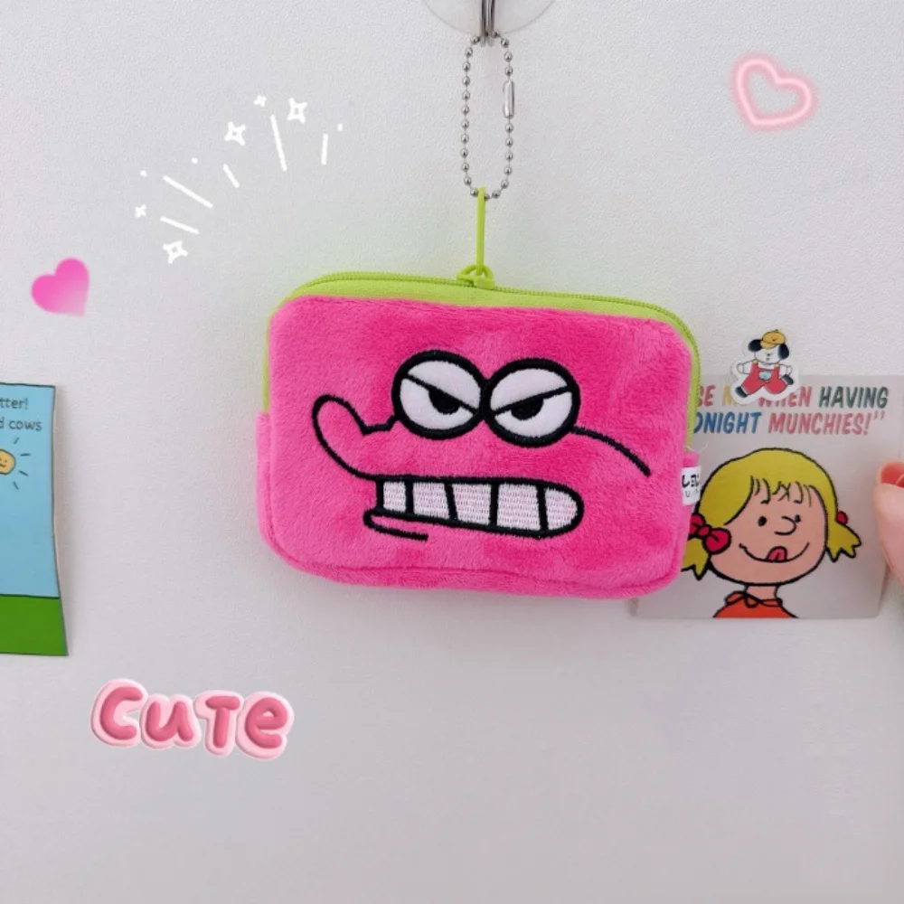 Nuovo Crayon Shin-Chan Portafoglio in peluche per cartoni animati Personaggio anime Buriburizaemon Portamonete Porta carte di transito Custodia per ragazze Regalo