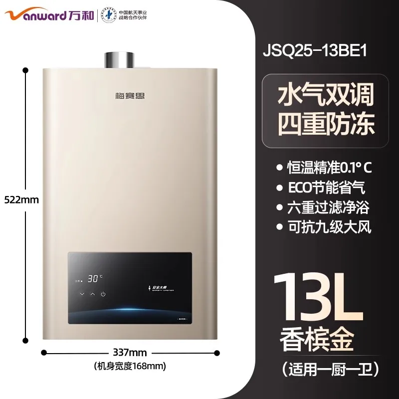 Natural Gas 4A Grade Gas Water Heater Inverter Constant Temperature