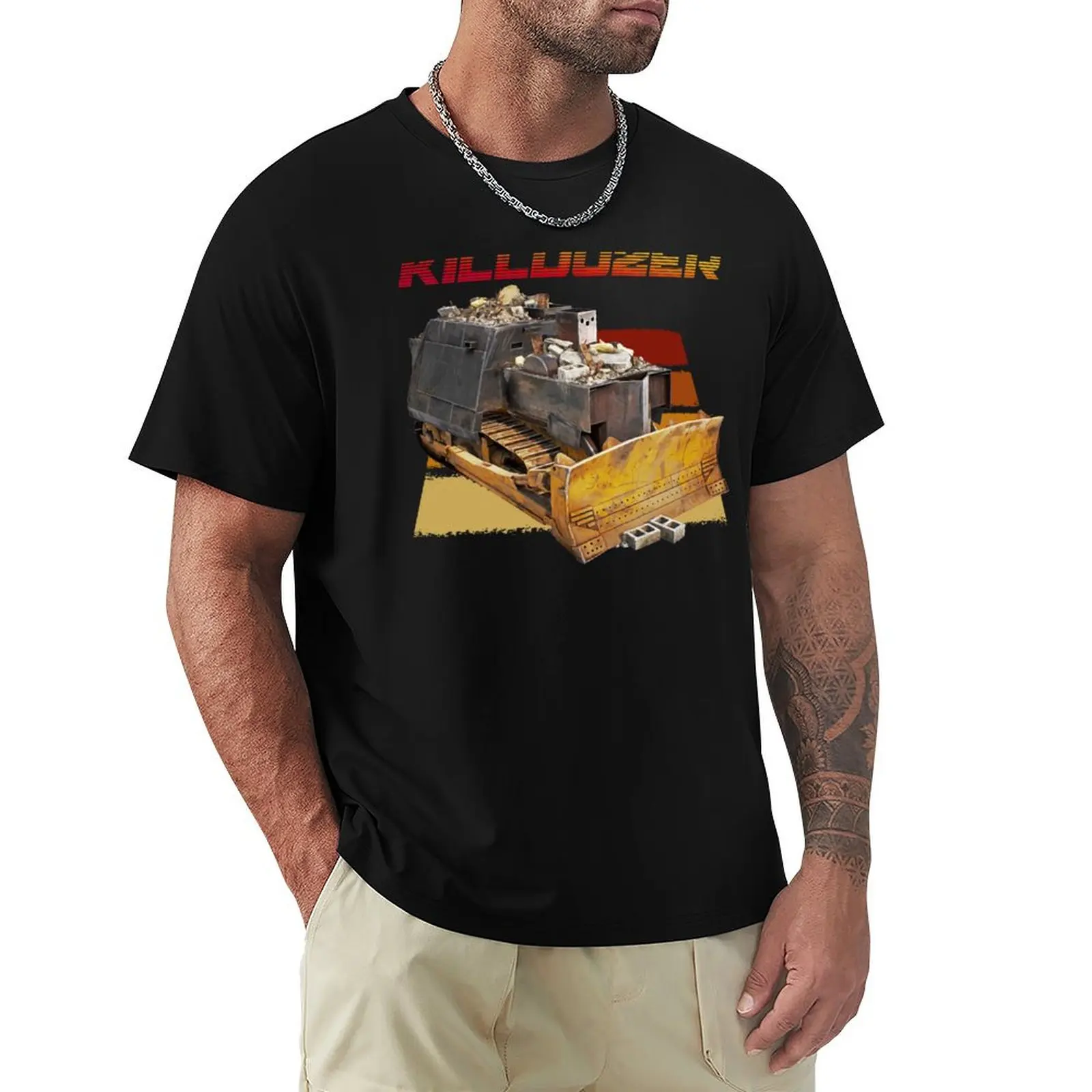 Killdozer T-Shirt Fashion Casual Short Sleeve T-Shirt