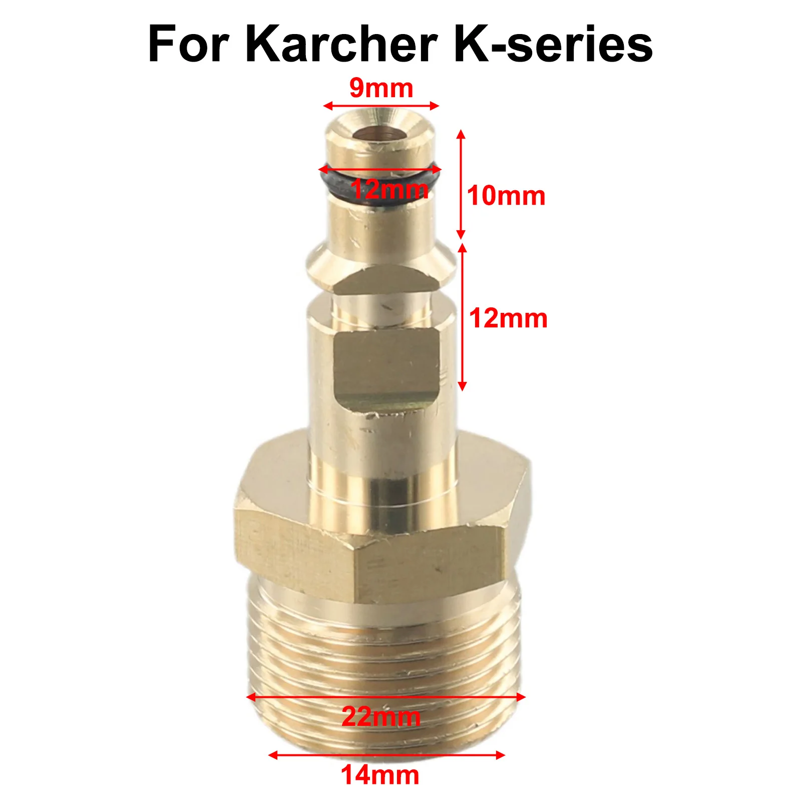 High Pressure Washer Hoses Adapter M22 Converter Fitting For Karcher K Series Washer Gun Solid Brass Garden Power Equipment Part