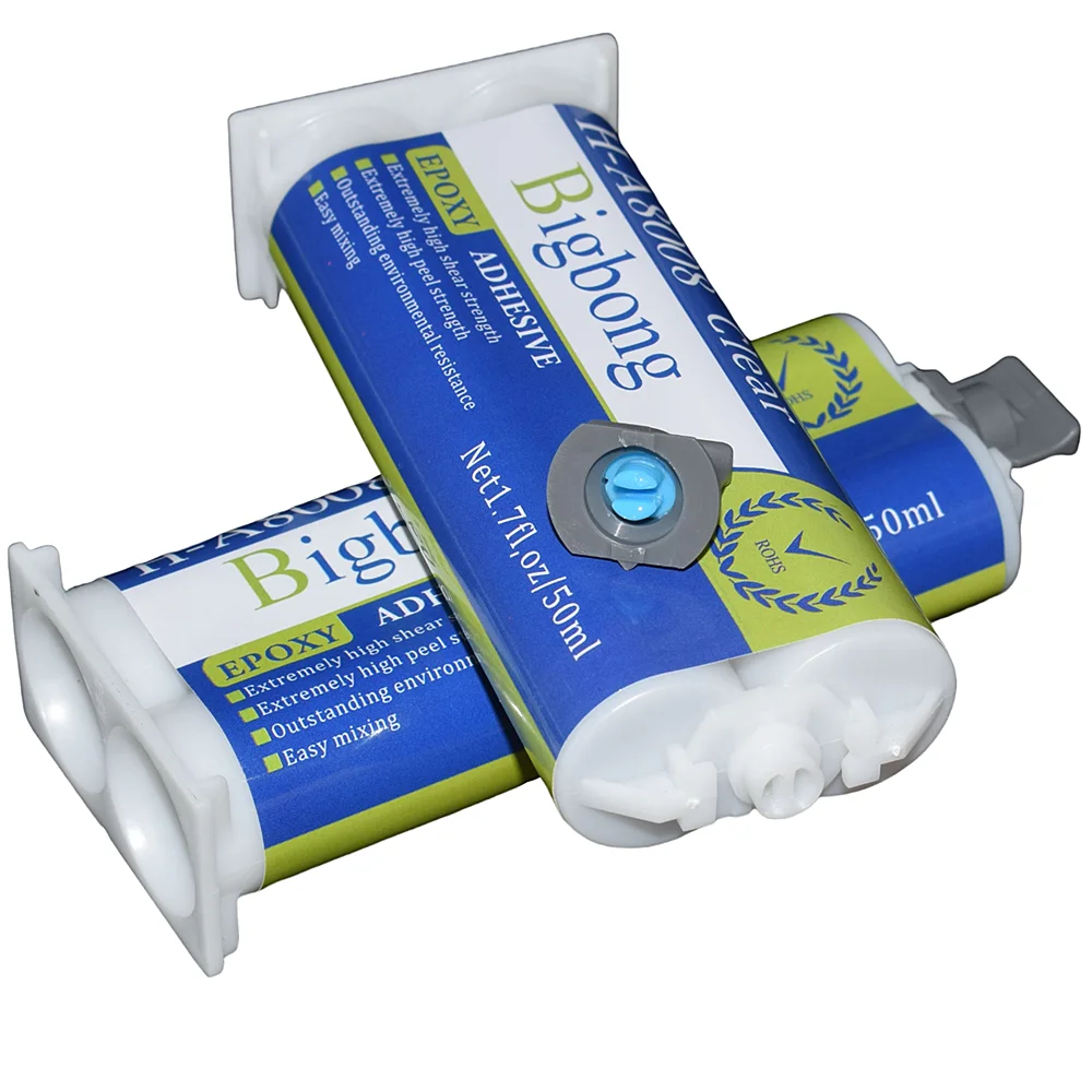 

2pcs Adhesive Glue Epoxy Resin 50ml 1:1 Two-Component Transparent Caulk AB Glues Repair Jewelry Craft Strong Adhesives Glue Set
