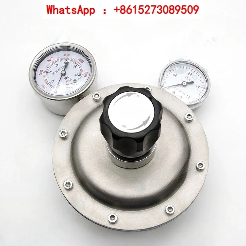 Micro pressure valve laboratory pressure reducing valve pressure gauge