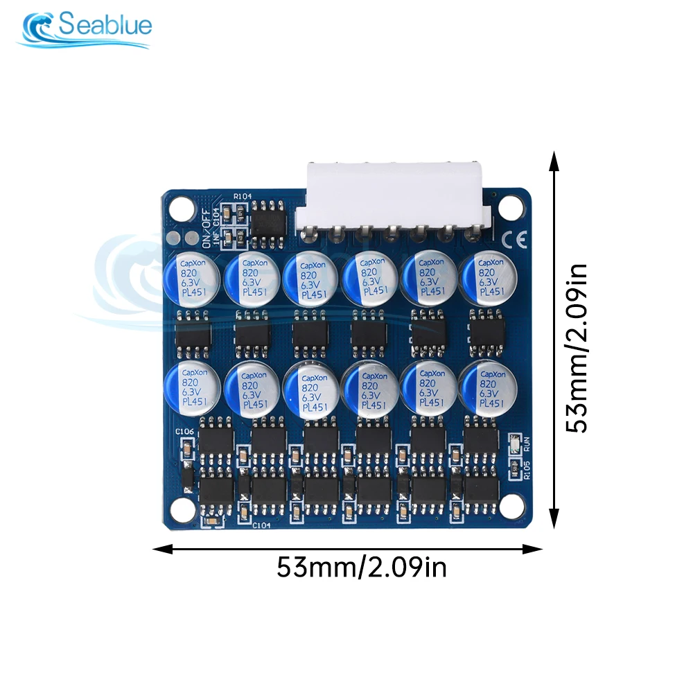 3A Balance Li-ion Lifepo4 LTO Bateria litowa Aktywny korektor Balancer Board Kondensator 4S 6S 8S BMS Samochód elektryczny Pamięć energii