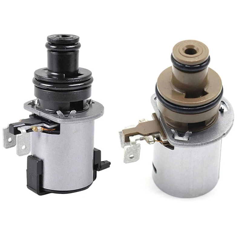 2PCS Torque Converter Lock-Up Solenoid 3.4-3.7Ω 12.2Ω-13.2Ω For Subaru Lineartronic CVT TR580 TR690 Part 31825AA050