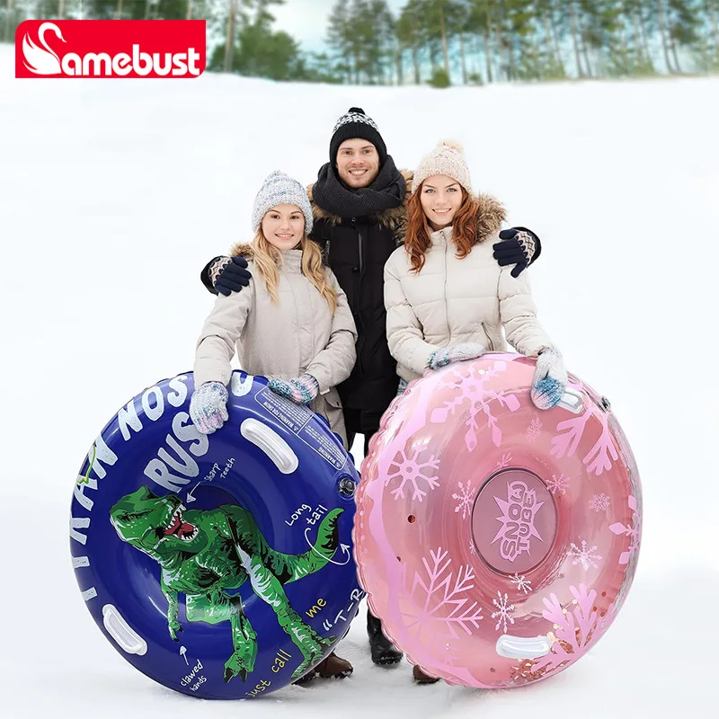 Inflatable Ski Circle Dinosaur Ski Tire Children's Universal Skiing Board Skating Range Artifact 36 Inches