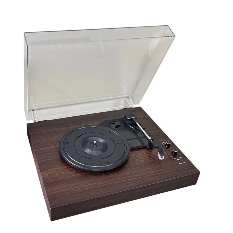 شعبية 3 سرعات الصوت المنزلي مرحبا فاي الحاكي لاعب خمر القرص الدوار مشغل تسجيلات من الفينيل 3 سرعة ريترو LP مشغل تسجيل