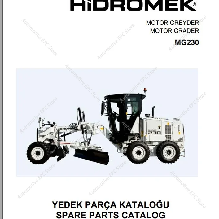 

Каталог запасных частей Hidromek EPC, коллекция PDF, 2023.12
