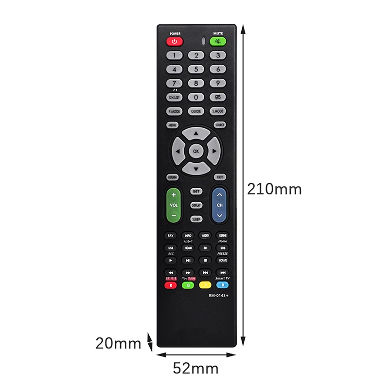 Universal TV Remote Control Compatible Use Universal TV Remote Control of Any Brand Need to Set According to The Manual RM-014S+