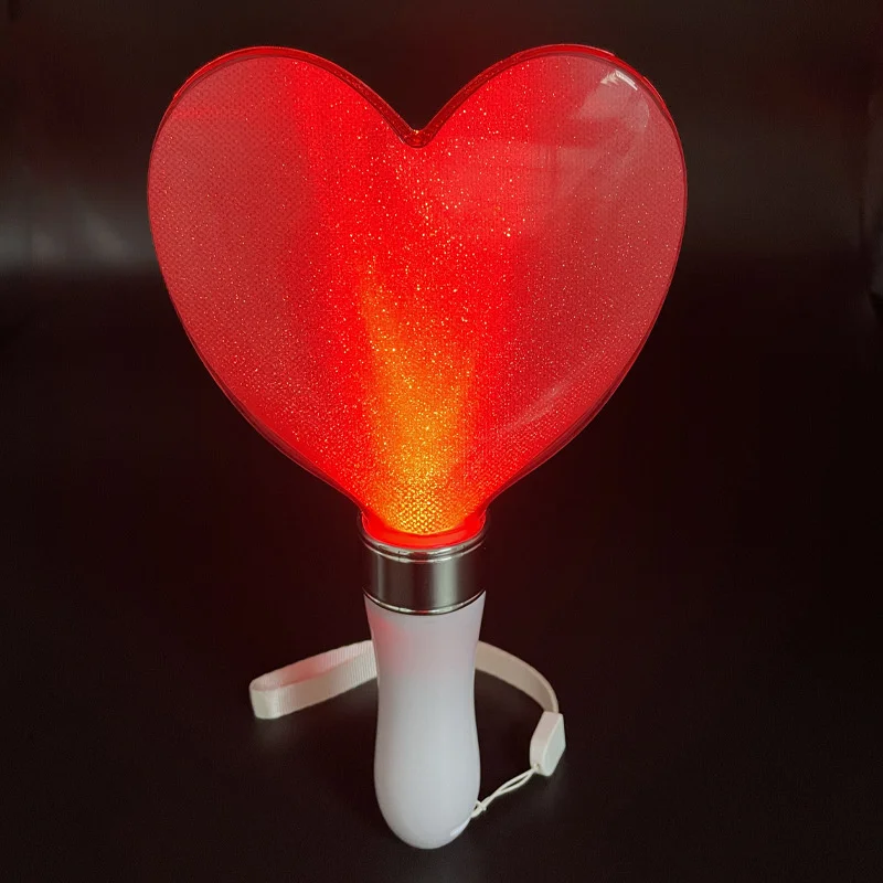 Concert Heart-shaped Bright 15-color Glow Sticks DMX Glow Sticks Cheering Props Party Luminous Props