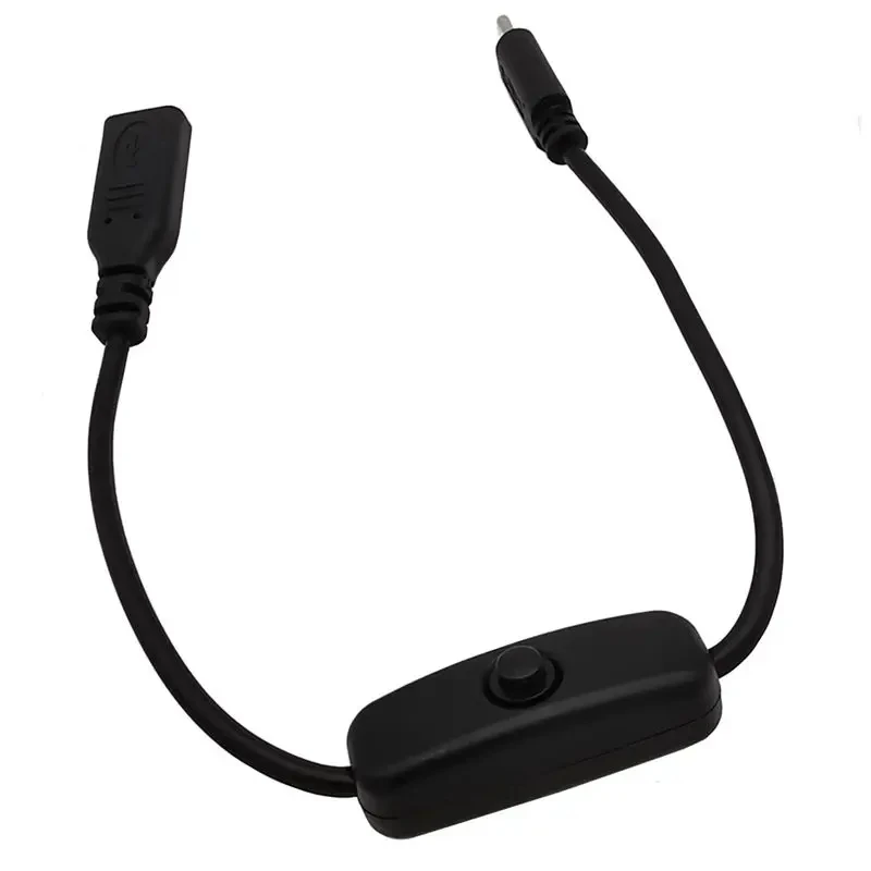 3A 22AWG Copper 30V USB Type-c Extension Cord Type C With 501 Key Switch Controller Cable