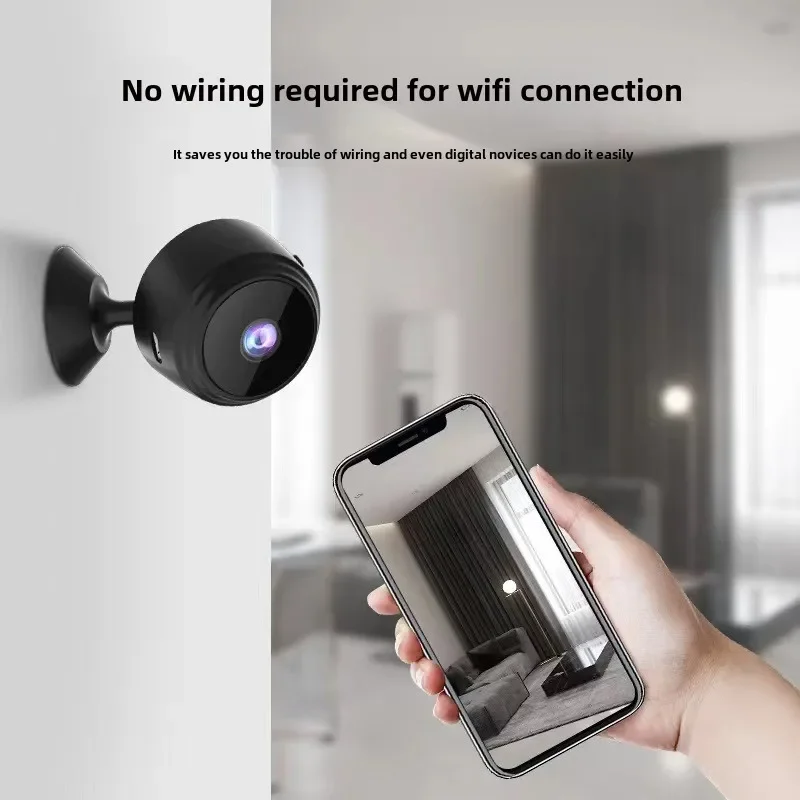 Mini Wireless IP Camera, A9, HD 1080P, Smart Home Security, WiFi Camera, Remote Monitor, Mobile Remote Application