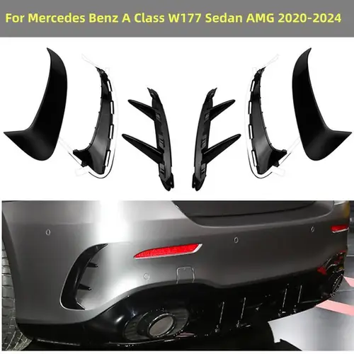 Imagen 2 del producto Alerones Traseros para Mercedes Benz Clase A V177 W177 Sedán A180 A200 A250 A35 AMG 2020-2024, Accesorios para Autos