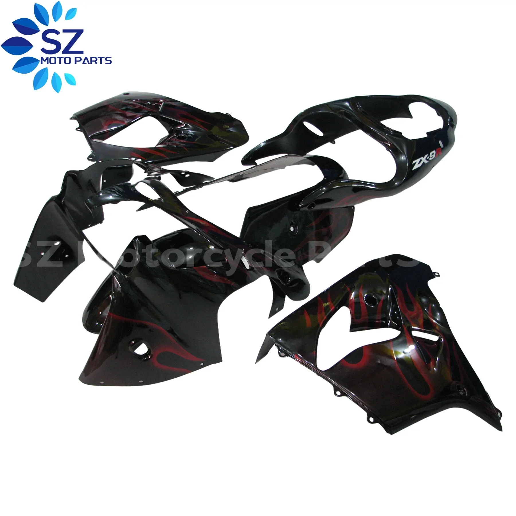 

ABS Injection Motorcycle Fairing Kit for Kawasaki ZX9R ZX900 2000 2001 Full Fairings ZX 9R 900 00 01 Bodyframe Shell Accessories
