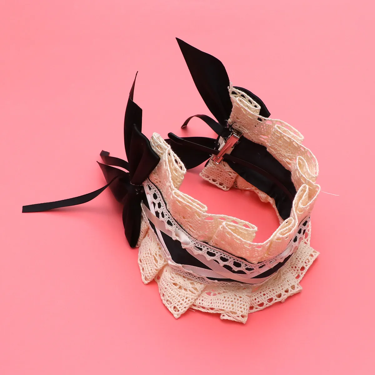 

Кружевная повязка для волос черная, премиум-класса, дышащая, эластичная, для женщин и девушек, для вечеринок и повседневной носки, очаровательный аксессуар для прически